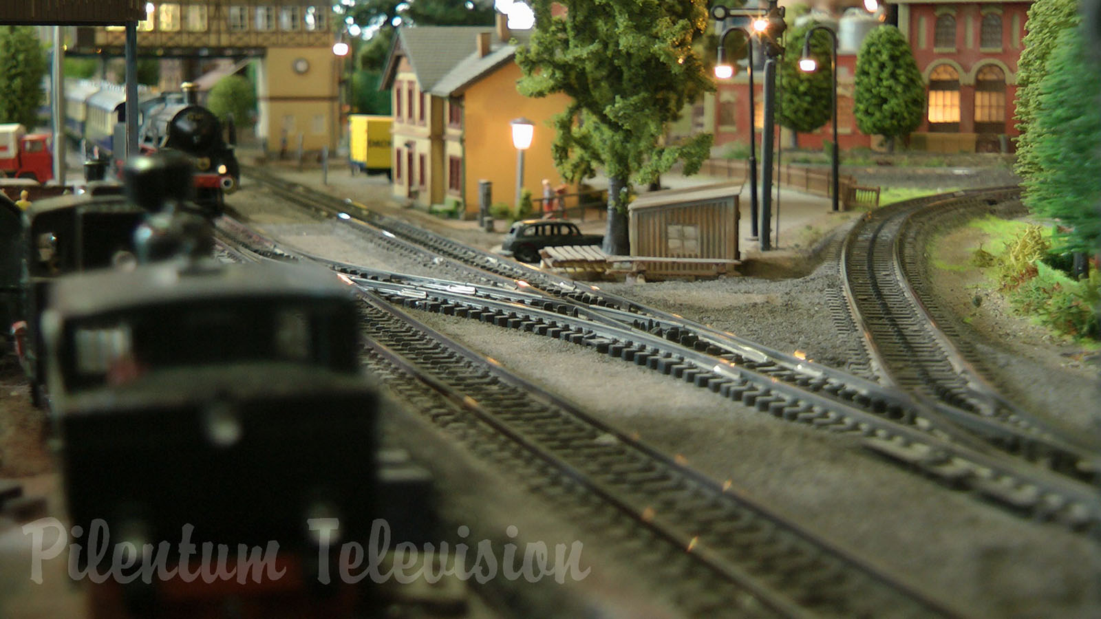 Model Railway Exhibition in Germany with Model Trains made by Marklin, Fleischmann and Roco