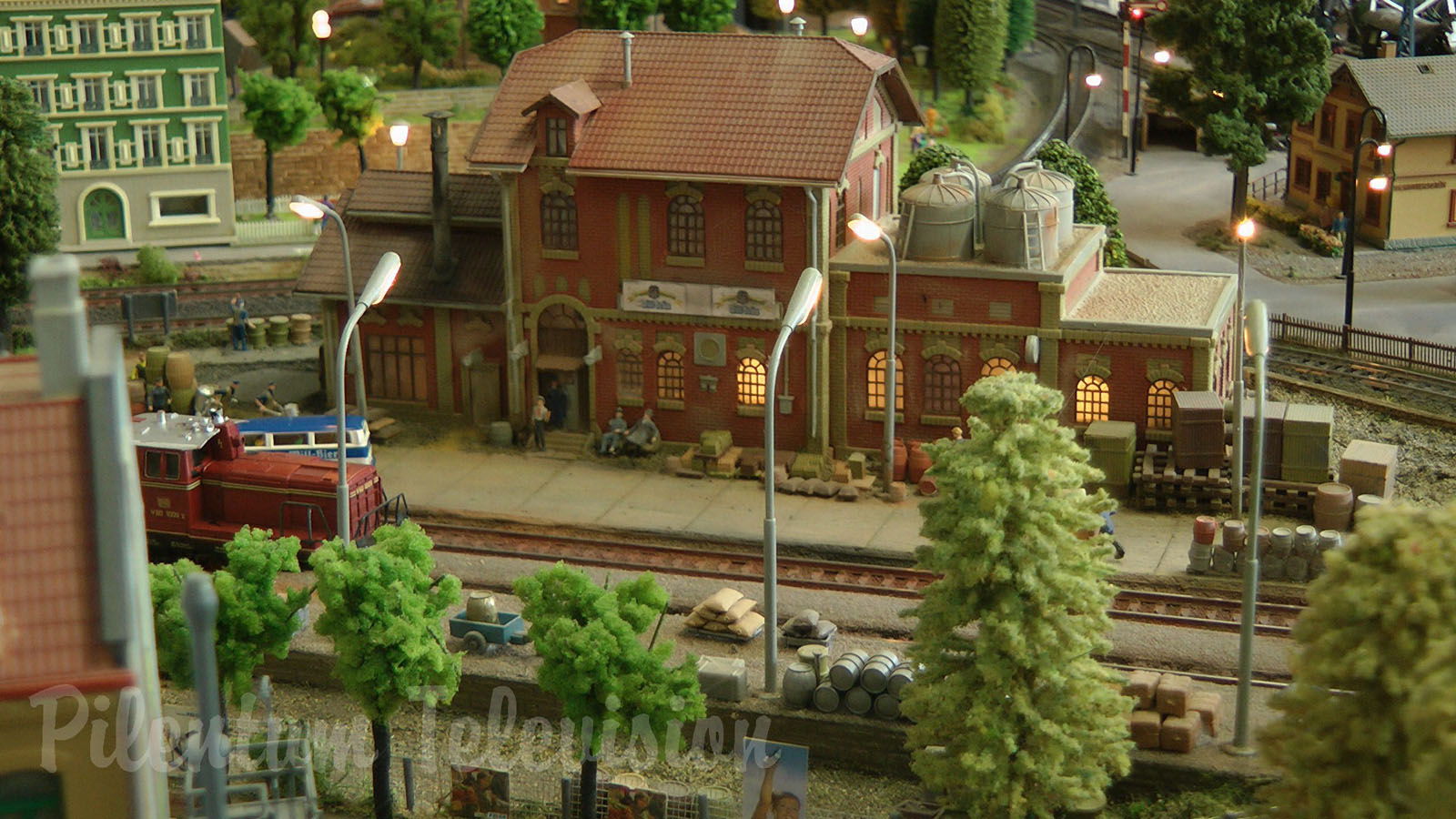 Model Railway Exhibition in Germany with Model Trains made by Marklin, Fleischmann and Roco