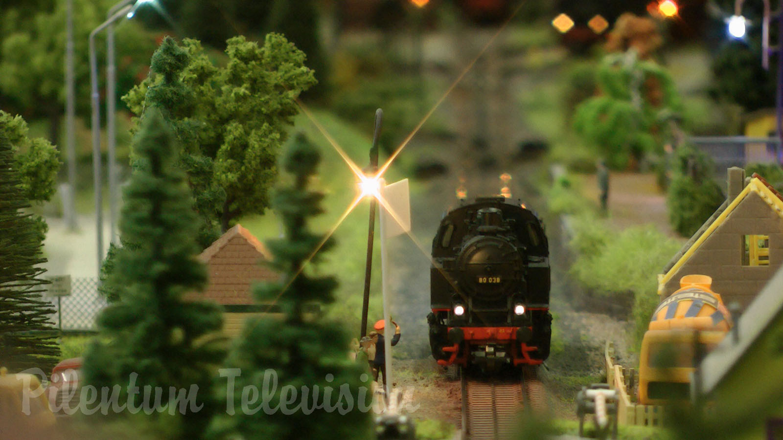 Model Railway Exhibition in Germany with Model Trains made by Marklin, Fleischmann and Roco