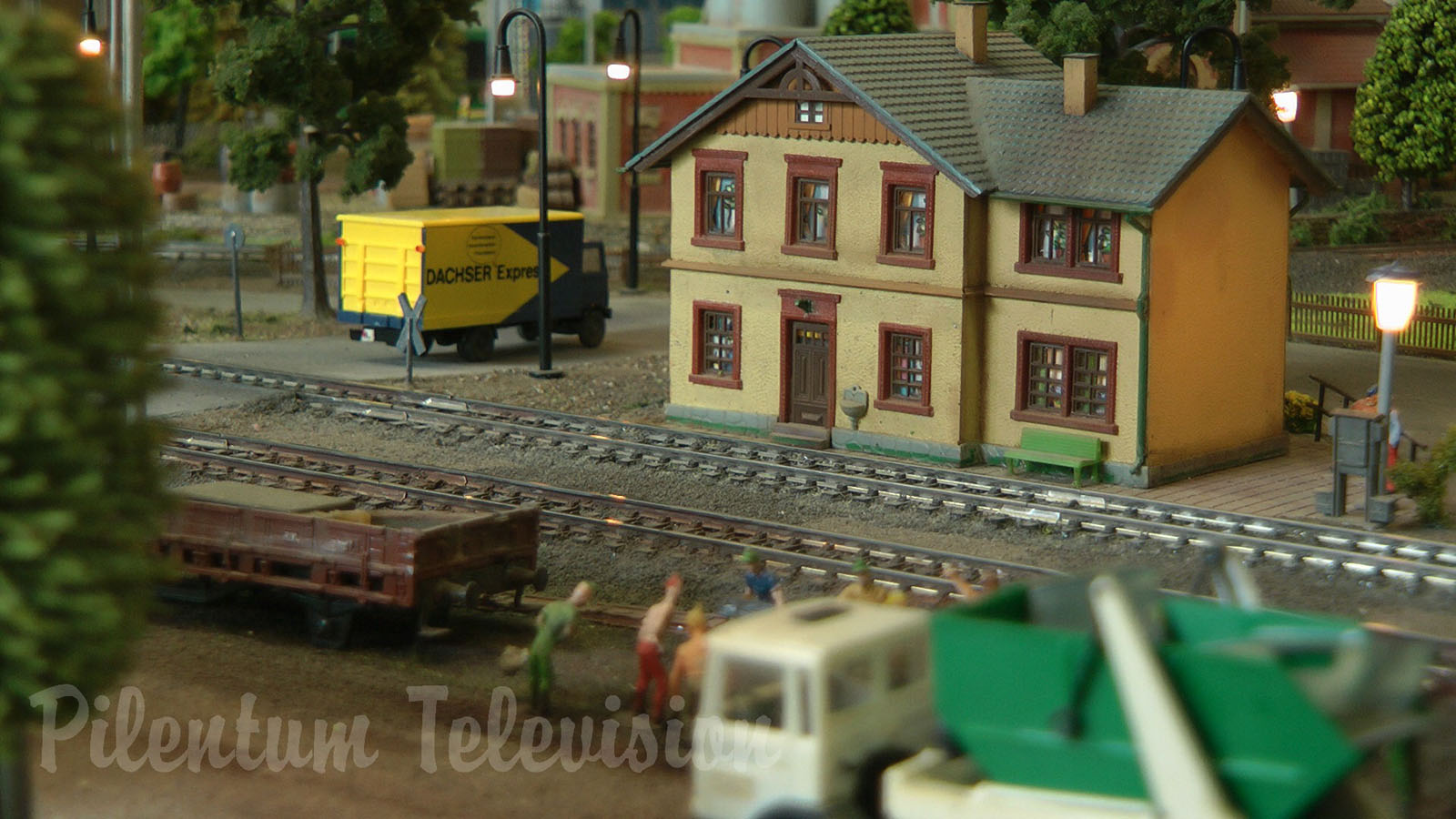 Model Railway Exhibition in Germany with Model Trains made by Marklin, Fleischmann and Roco