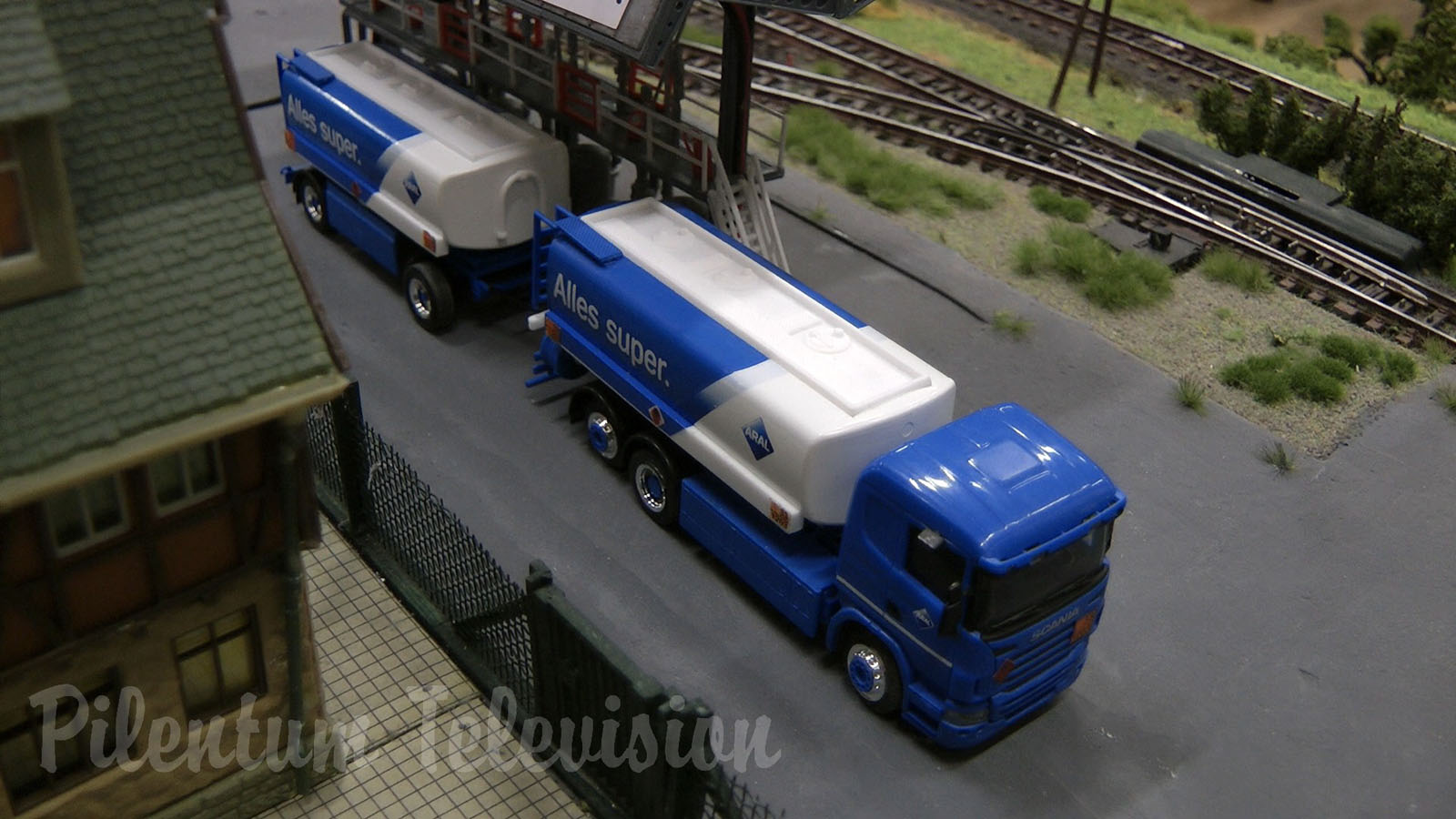 Model Railway Exhibition in Germany with Model Trains made by Marklin, Fleischmann and Roco