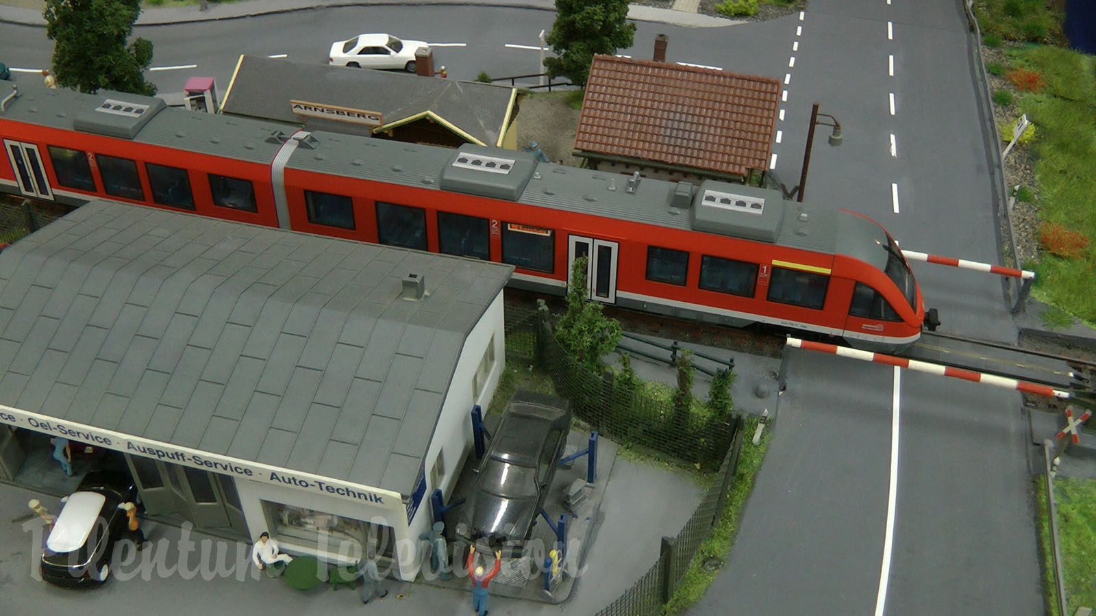 Model Railway Exhibition in Germany with Model Trains made by Marklin, Fleischmann and Roco