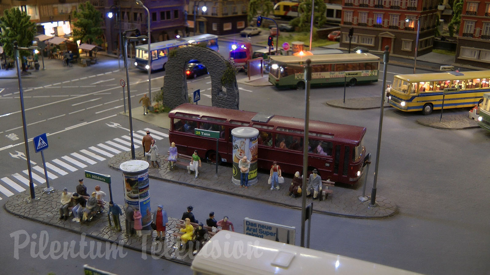 Model Railway Exhibition in Germany with Model Trains made by Marklin, Fleischmann and Roco