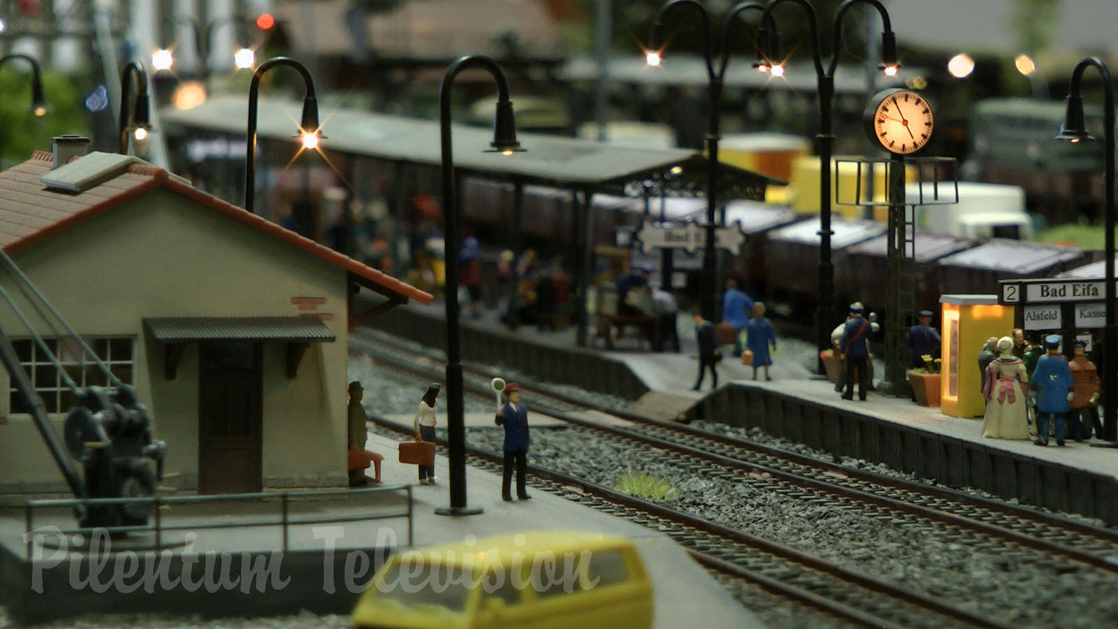 Model Railway Exhibition in Germany with Model Trains made by Marklin, Fleischmann and Roco