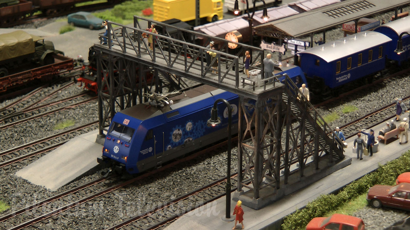 Model Railway Exhibition in Germany with Model Trains made by Marklin, Fleischmann and Roco