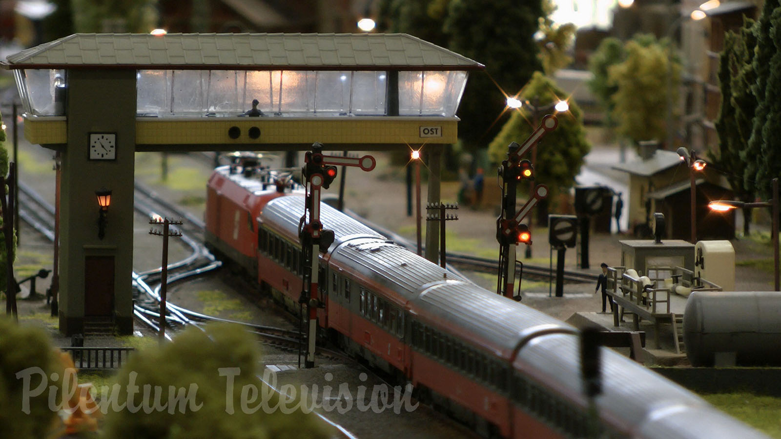 Model Railway Exhibition in Germany with Model Trains made by Marklin, Fleischmann and Roco