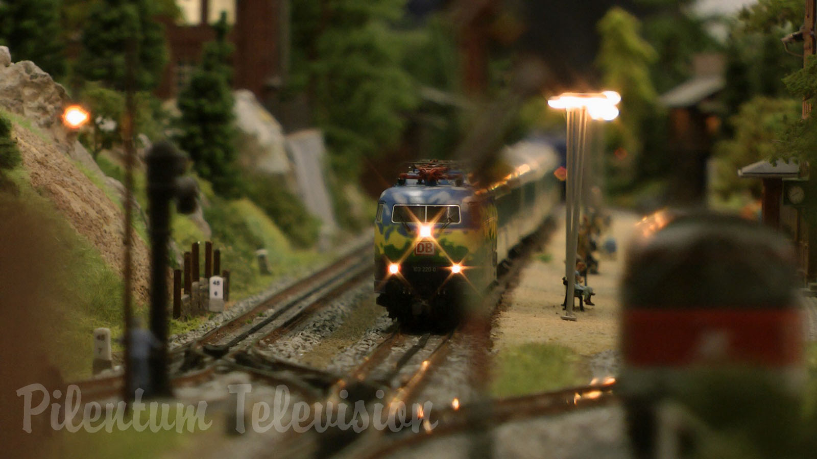 Model Railway Exhibition in Germany with Model Trains made by Marklin, Fleischmann and Roco