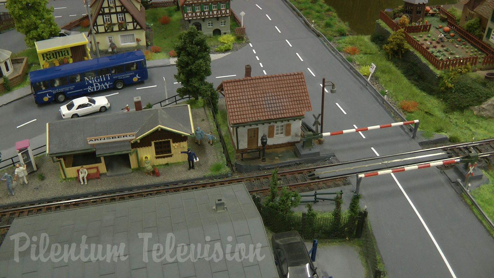 Model Railway Exhibition in Germany with Model Trains made by Marklin, Fleischmann and Roco