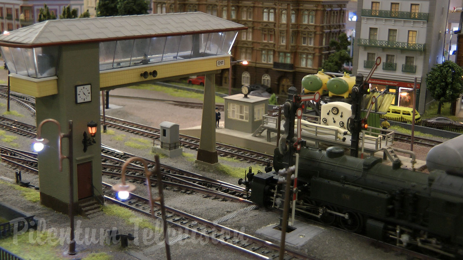 Model Railway Exhibition in Germany with Model Trains made by Marklin, Fleischmann and Roco