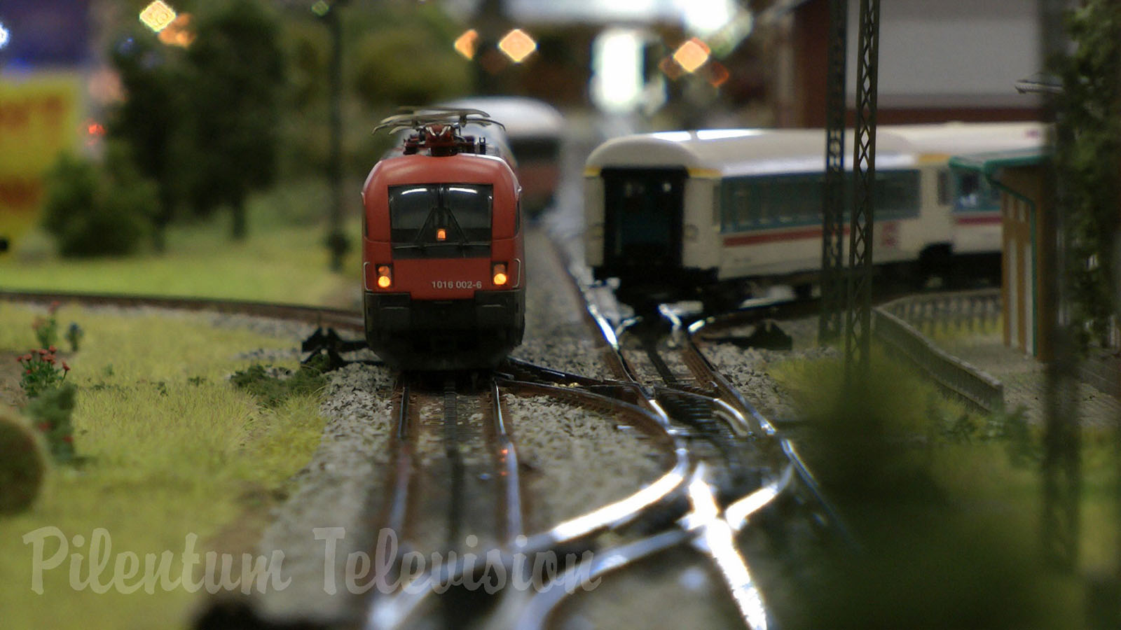 Model Railway Exhibition in Germany with Model Trains made by Marklin, Fleischmann and Roco