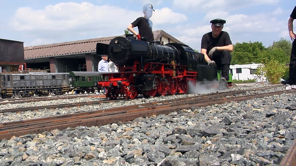 The $ 30,000 Live Steam Locomotive 7 1/4 Inch Gauge Model Railway