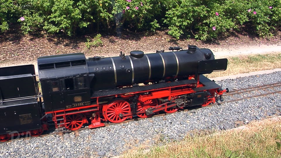 The $ 30,000 Live Steam Locomotive 7 1/4 Inch Gauge Model Railway