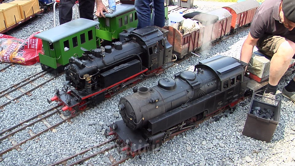 Big Boys and Great Toys: Live Steam Garden Railway and Real Steam Trains on Backyard Railroad