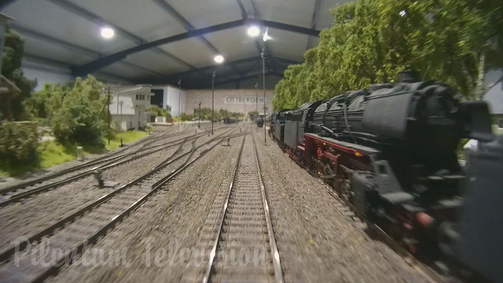 One of Germany's finest and most famous and superb model railway with steam trains in HO scale