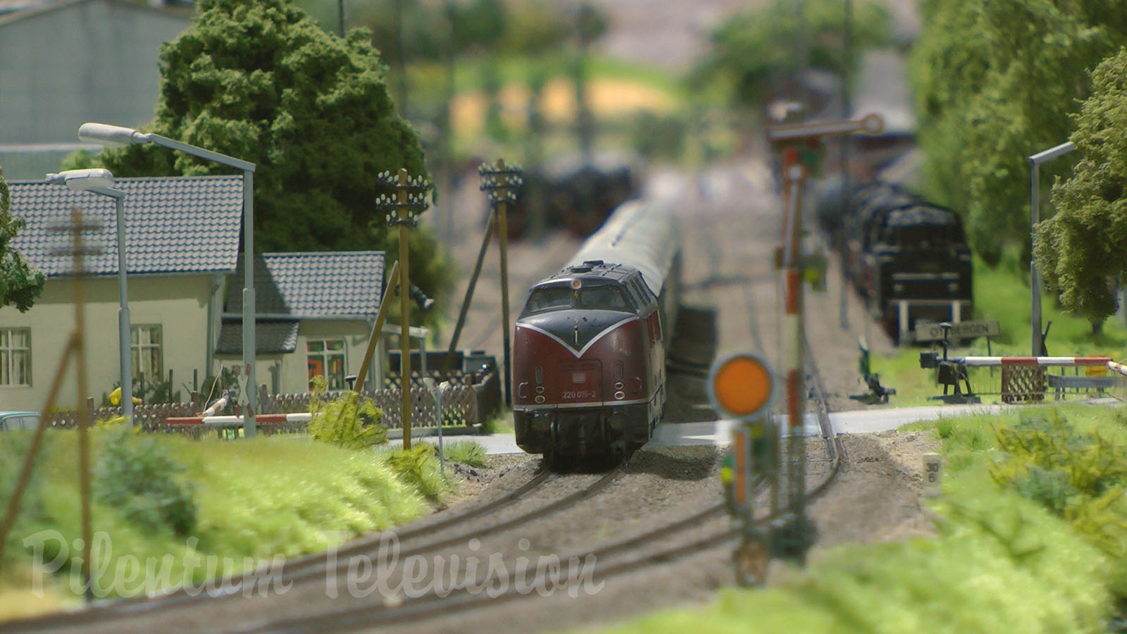 One of Germany's finest and most famous and superb model railway with steam trains in HO scale