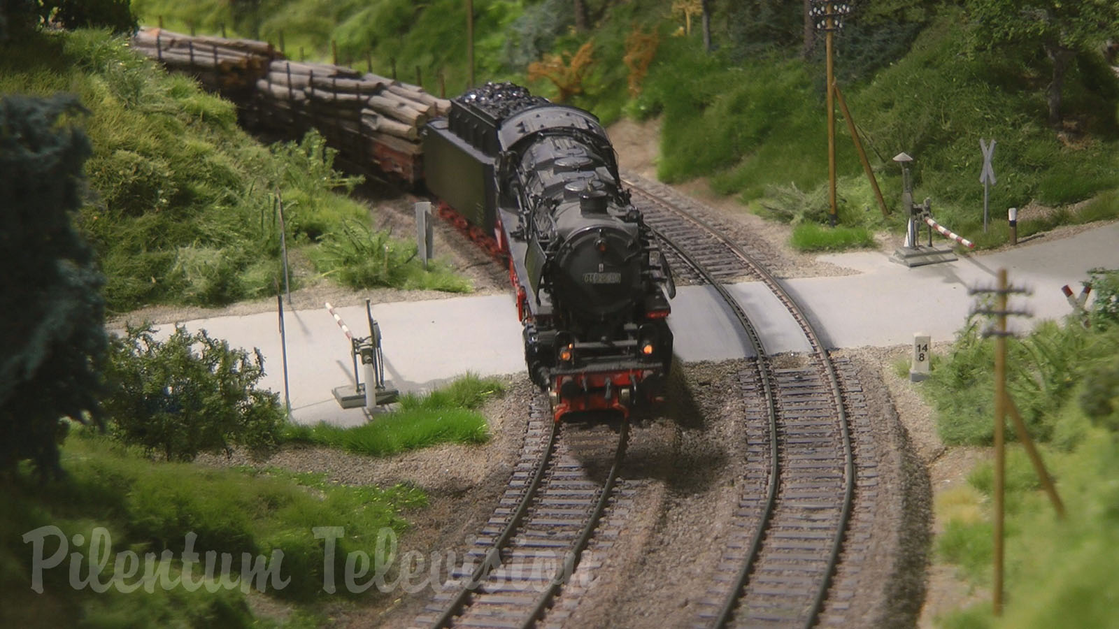 One of Germany's finest and most famous and superb model railway with steam trains in HO scale