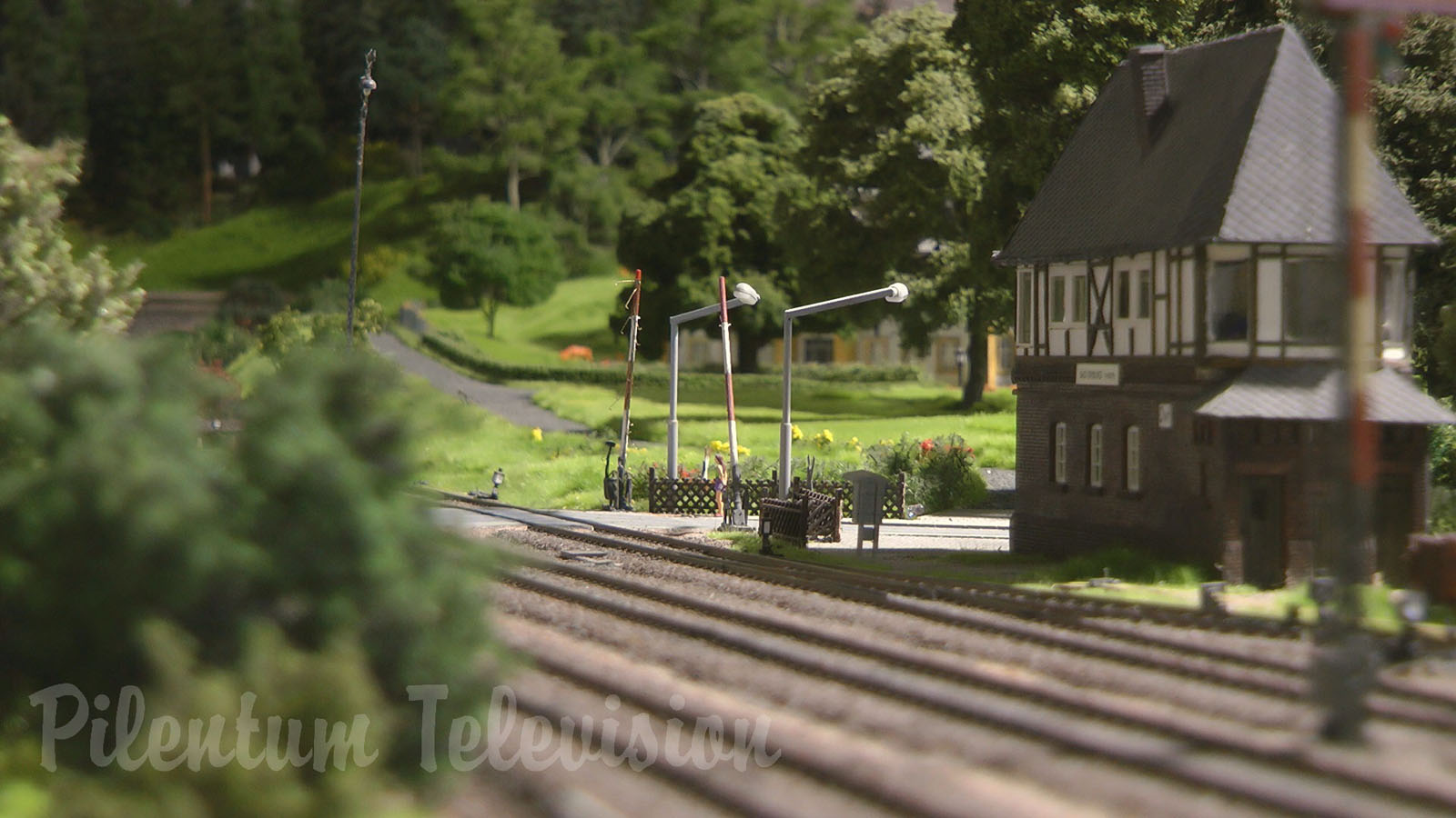 One of Germany's finest and most famous and superb model railway with steam trains in HO scale