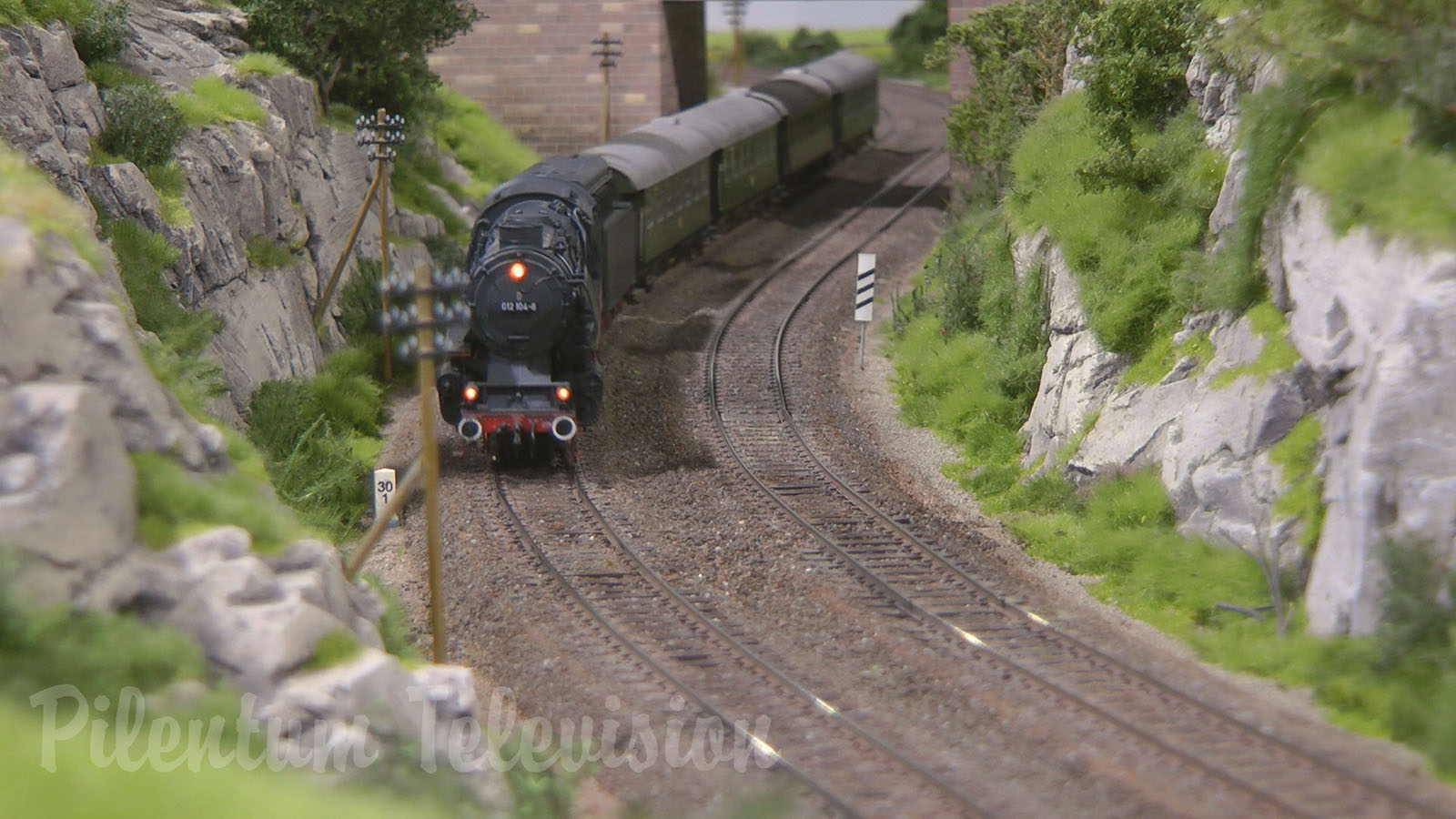 One of Germany's finest and most famous and superb model railway with steam trains in HO scale