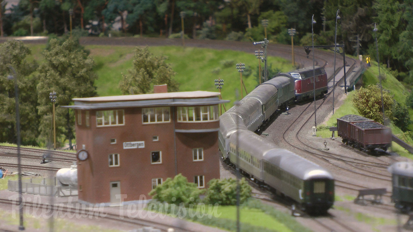 One of Germany's finest and most famous and superb model railway with steam trains in HO scale