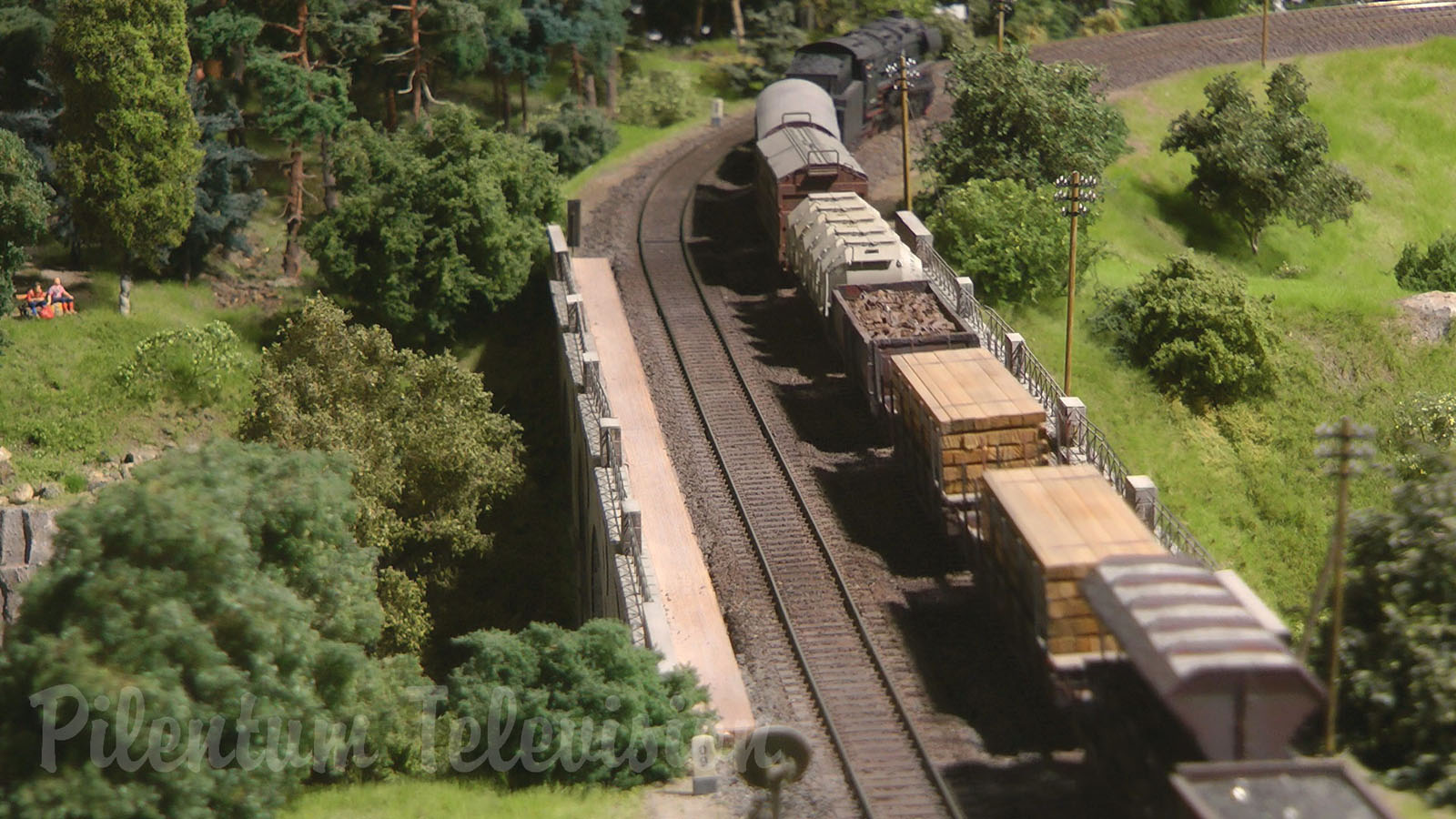 One of Germany's finest and most famous and superb model railway with steam trains in HO scale