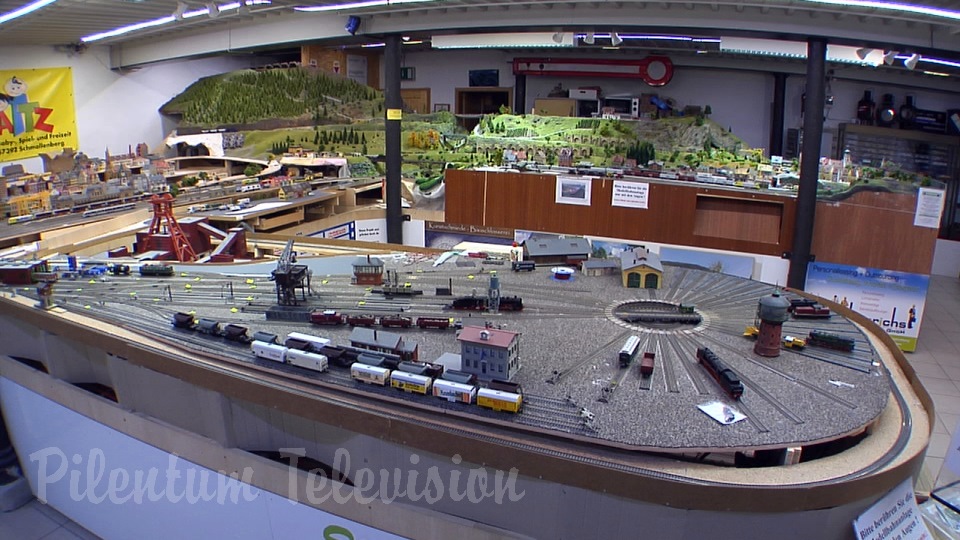 Model Train Video by Pilentum with Car System and Cab Ride on a Model Railway under Construction