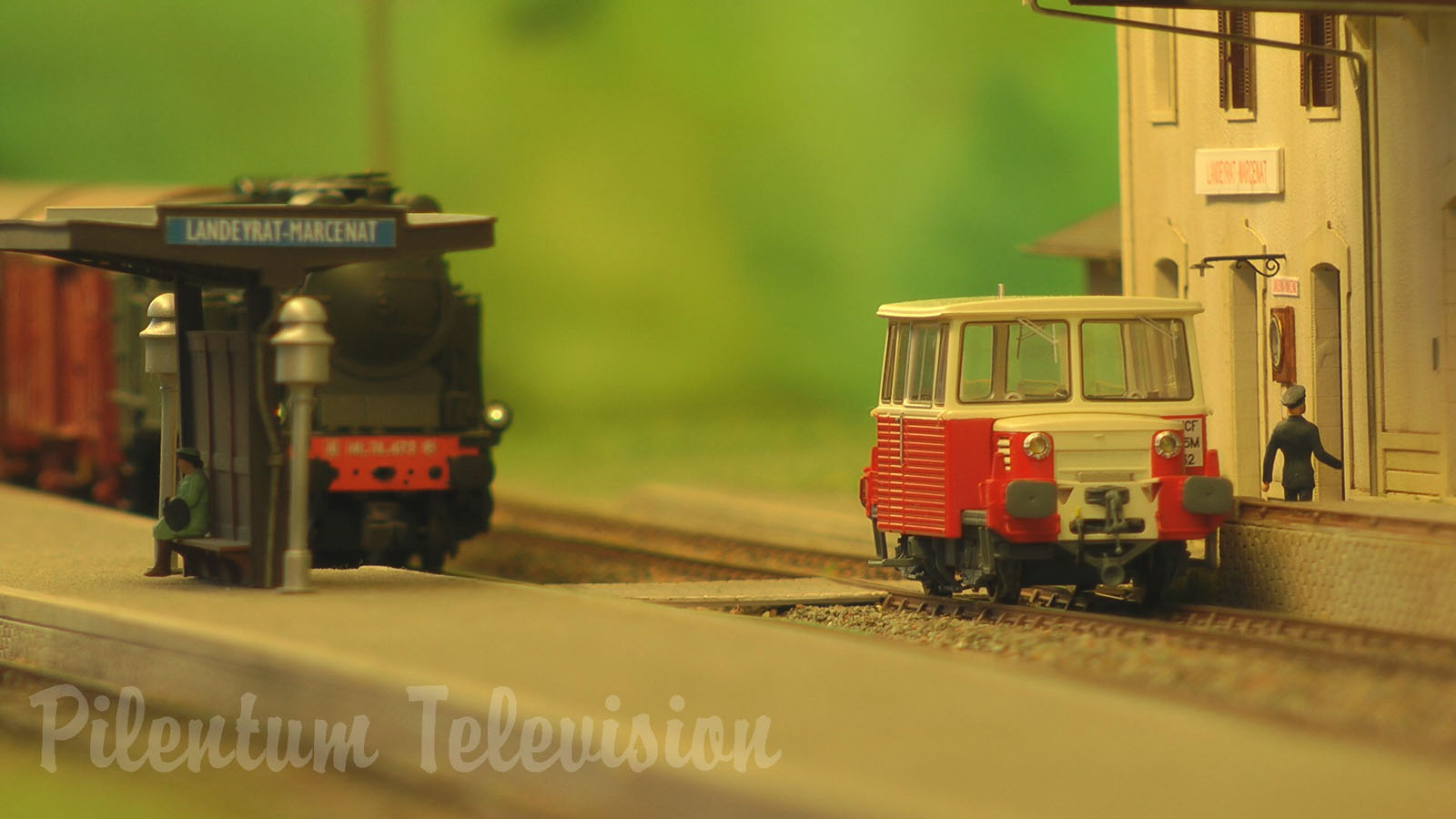 Model Railway Layout »La Gare de Landeyrat-Marcenat« in HO scale