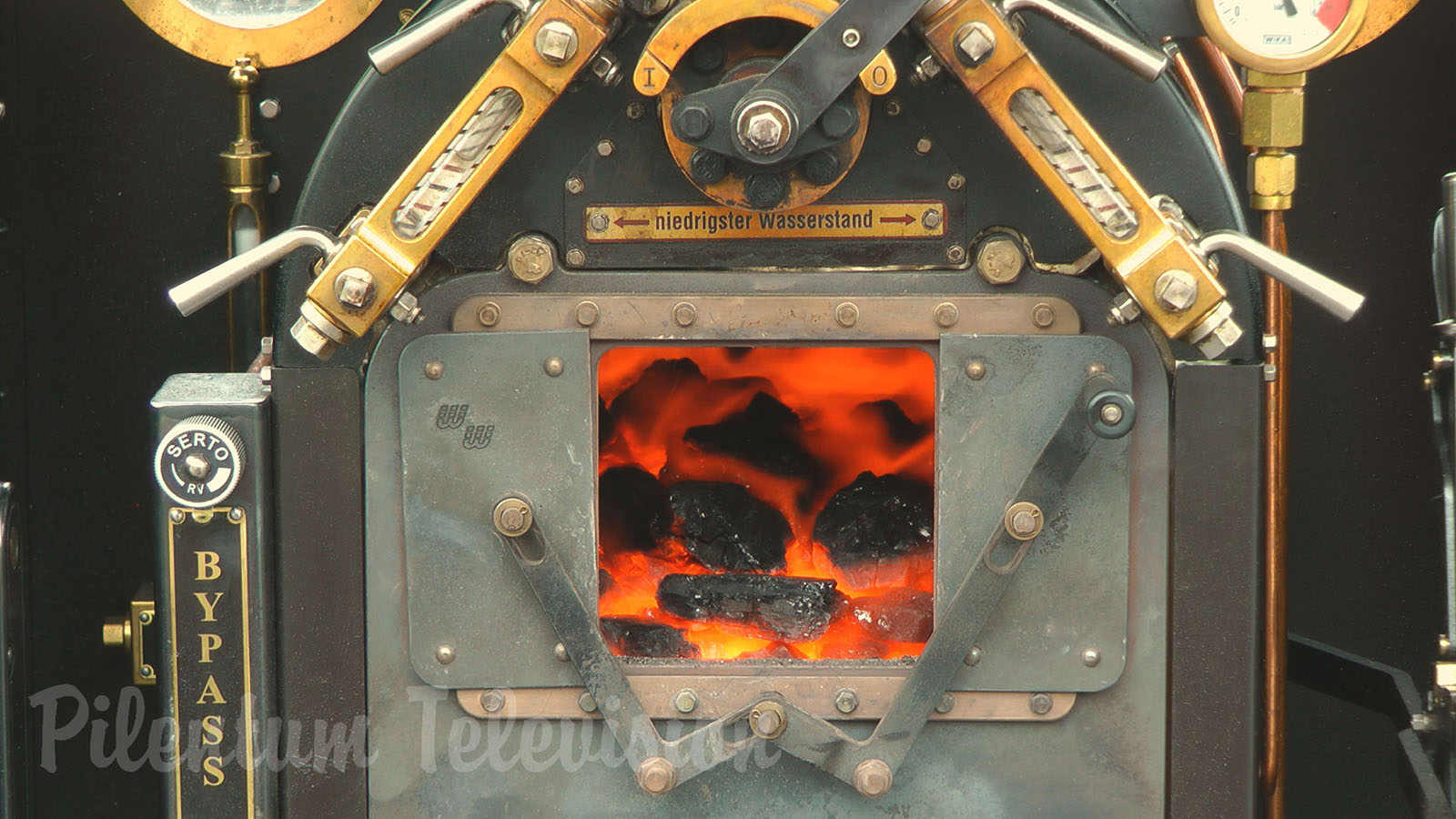 The Superb Steam Locomotive on Mr. Porsche 's Garden Railway including Firing Up the Steam Engine