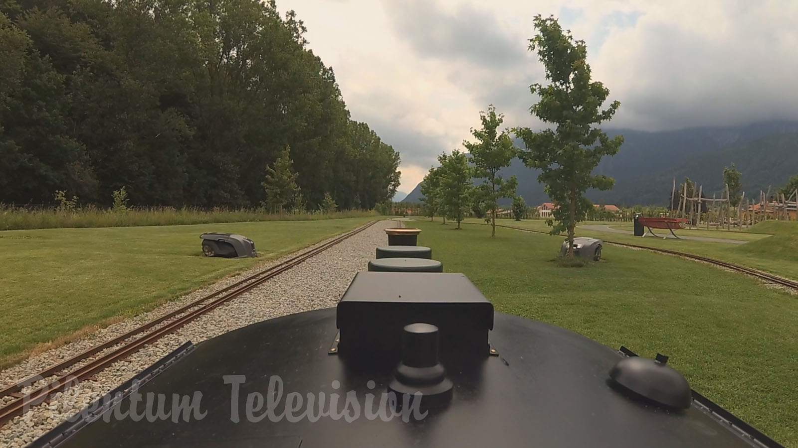 The Superb Steam Locomotive on Mr. Porsche 's Garden Railway including Firing Up the Steam Engine