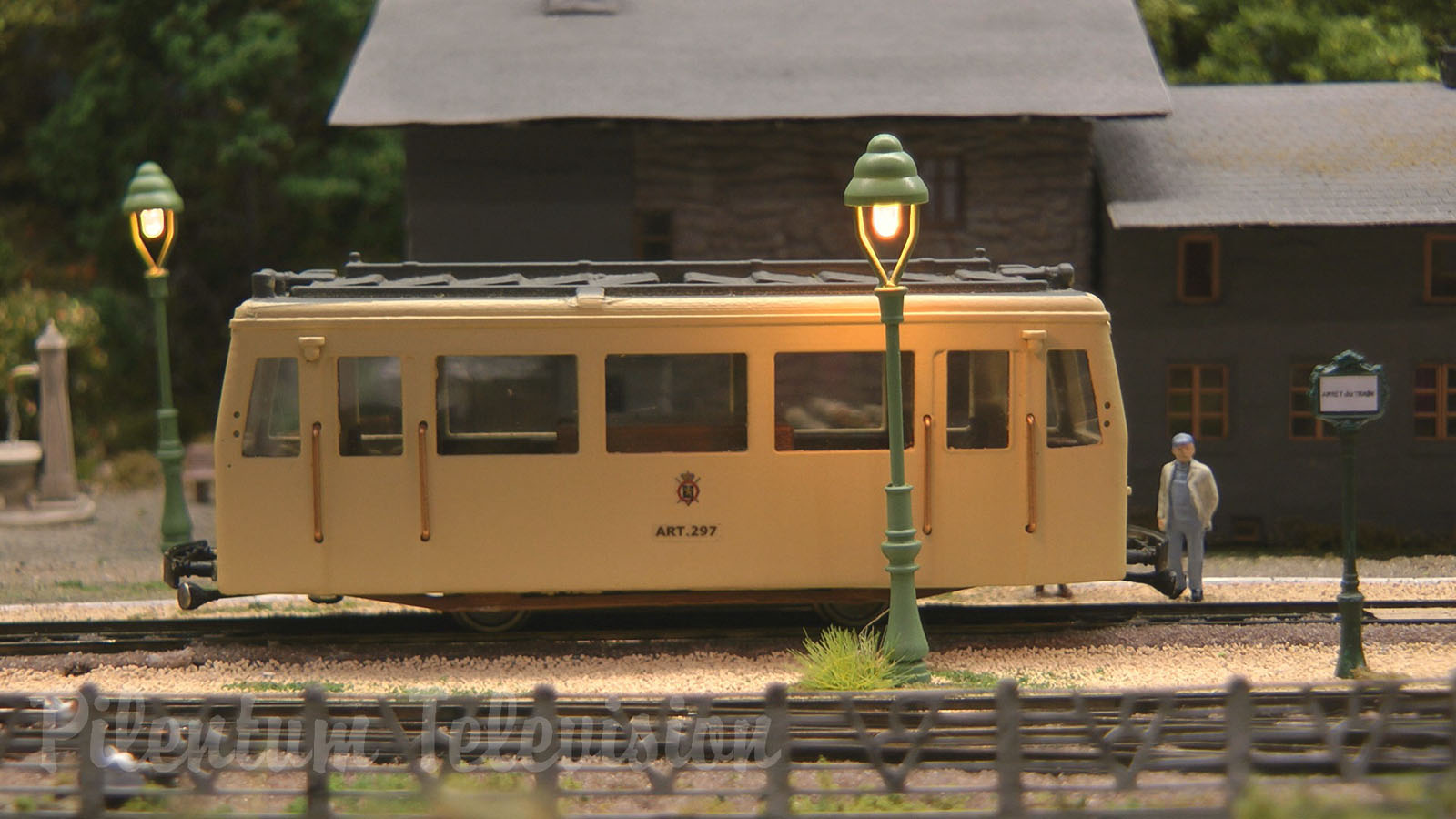 The Little Model Tramway in the Province of Namur in Belgium by Jan Martens