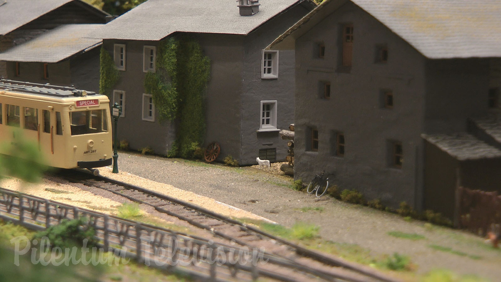 The Little Model Tramway in the Province of Namur in Belgium by Jan Martens