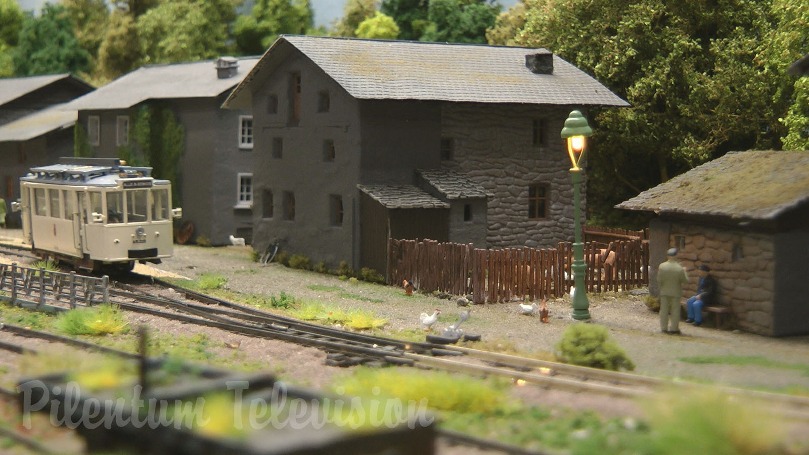 The Little Model Tramway in the Province of Namur in Belgium by Jan Martens