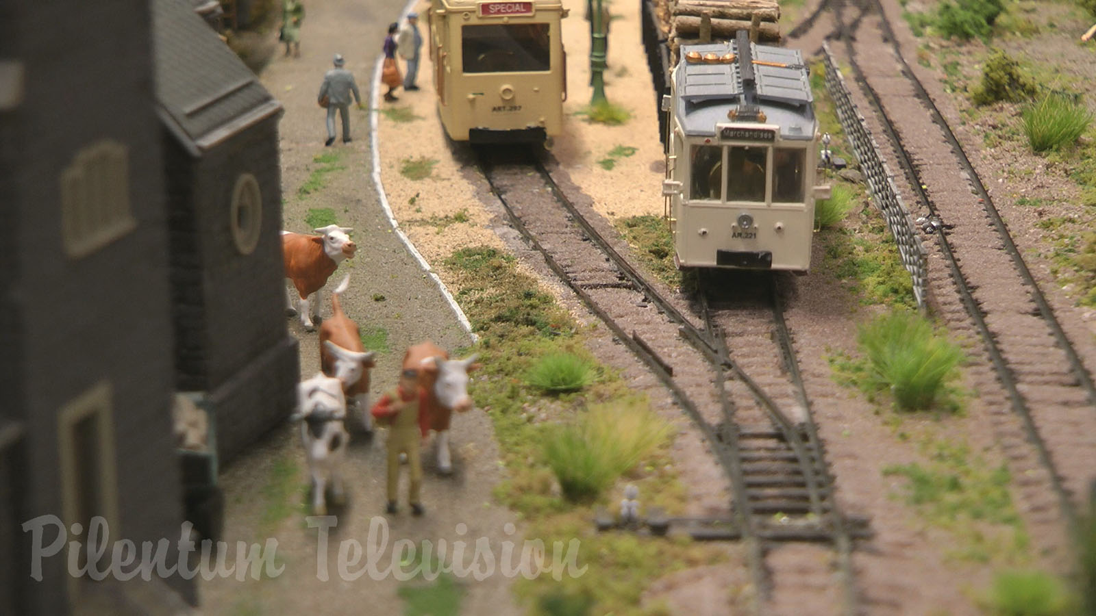 The Little Model Tramway in the Province of Namur in Belgium by Jan Martens