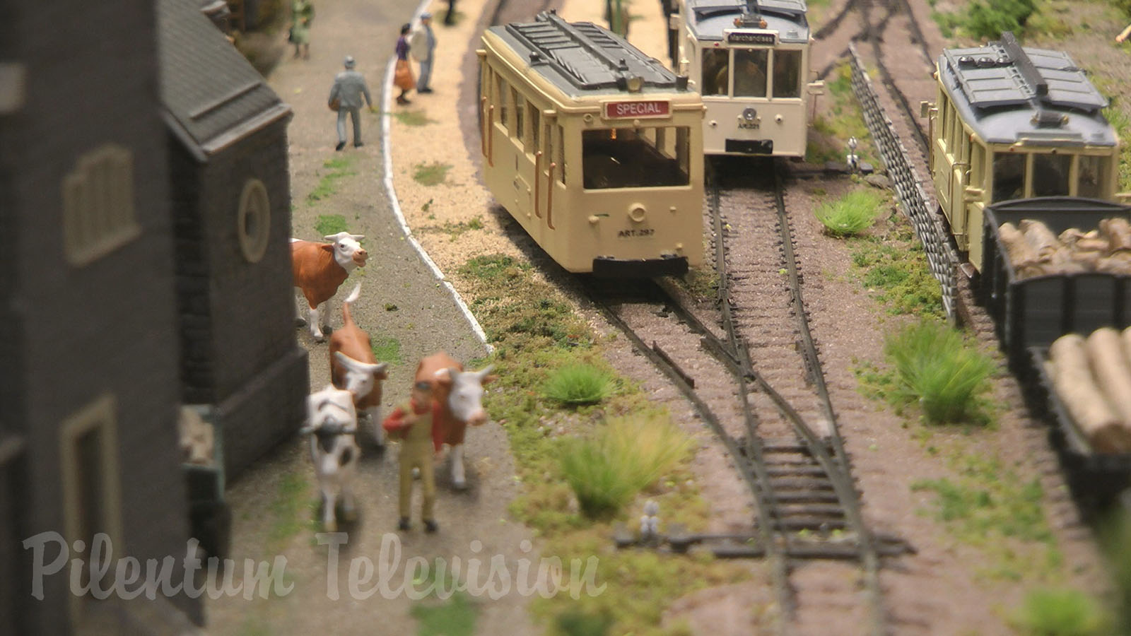 The Little Model Tramway in the Province of Namur in Belgium by Jan Martens