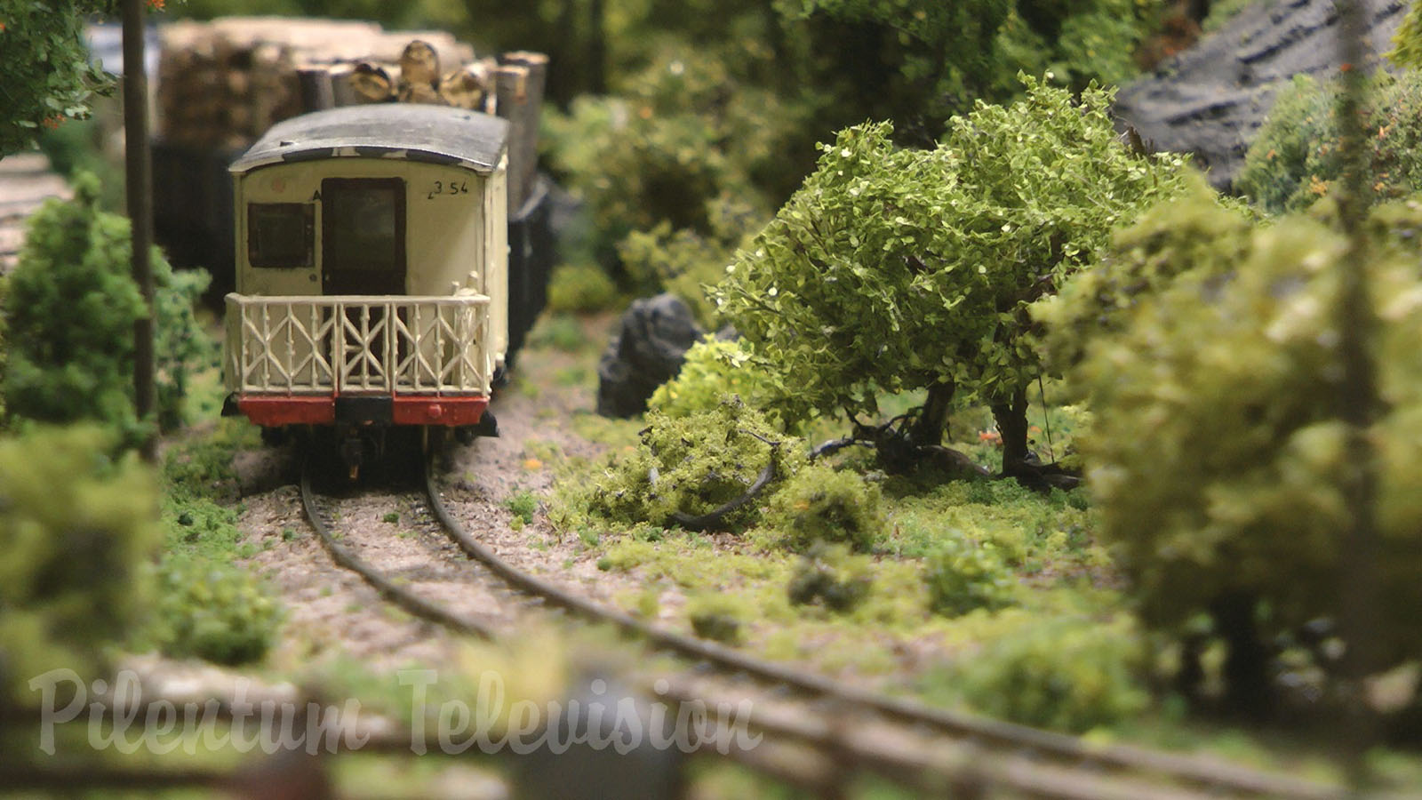 The Little Model Tramway in the Province of Namur in Belgium by Jan Martens