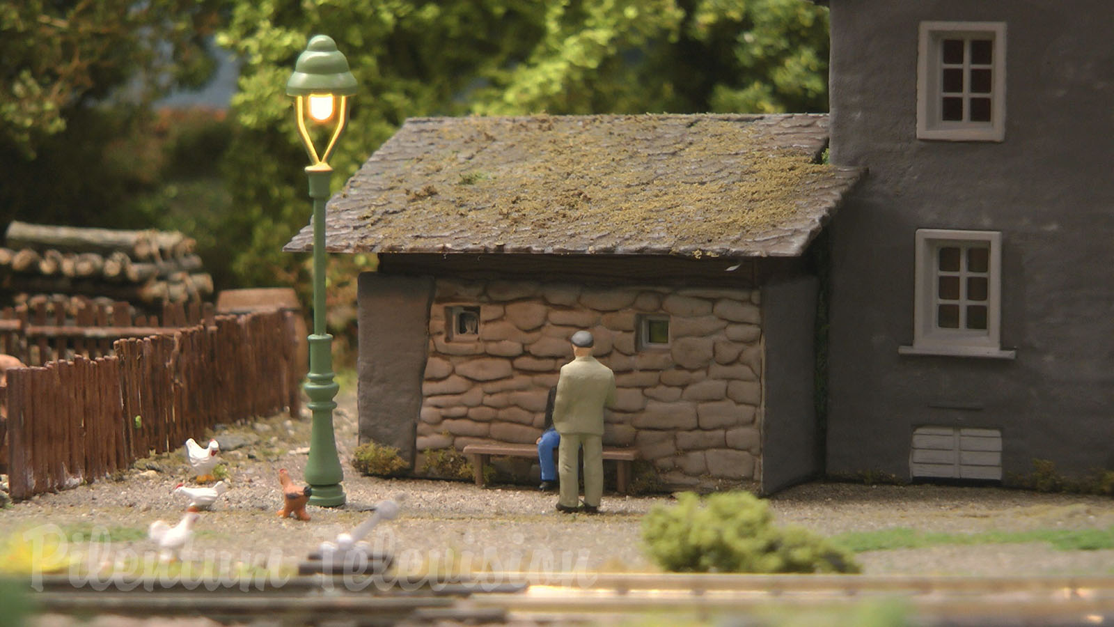 The Little Model Tramway in the Province of Namur in Belgium by Jan Martens