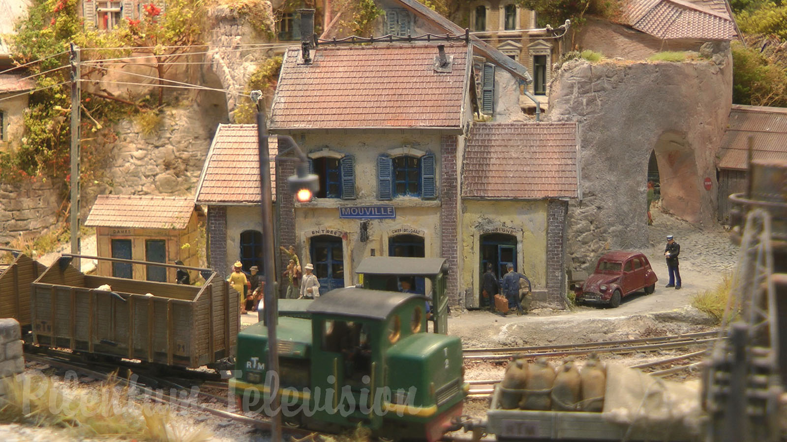 Amazing French Model Railroad Diorama Mouville by Henk Wust and Jan van Mourik