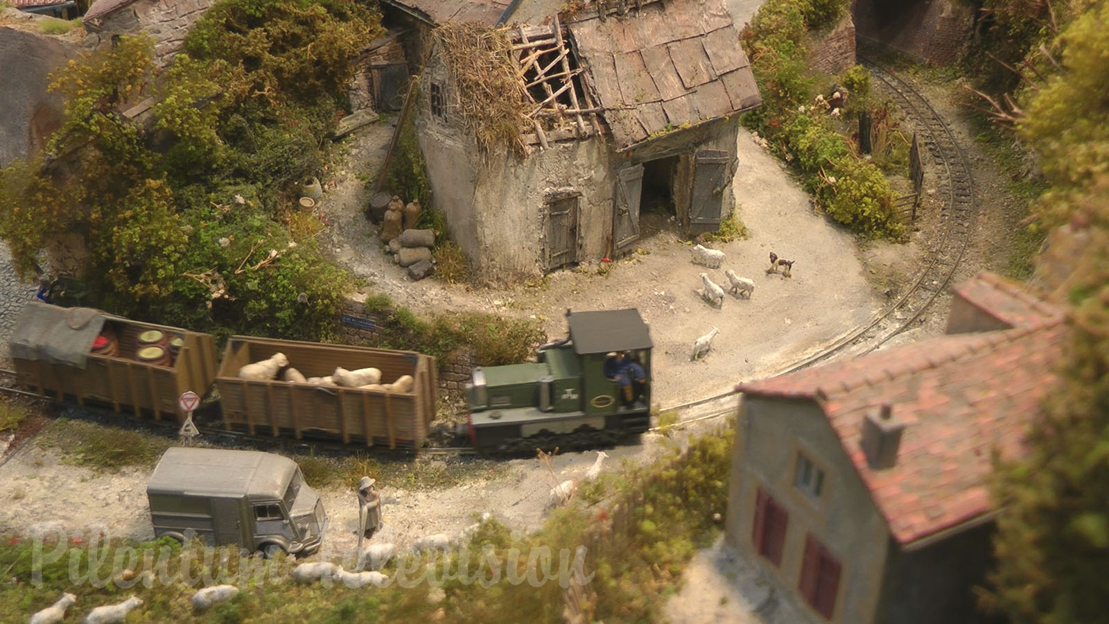 Amazing French Model Railroad Diorama Mouville by Henk Wust and Jan van Mourik