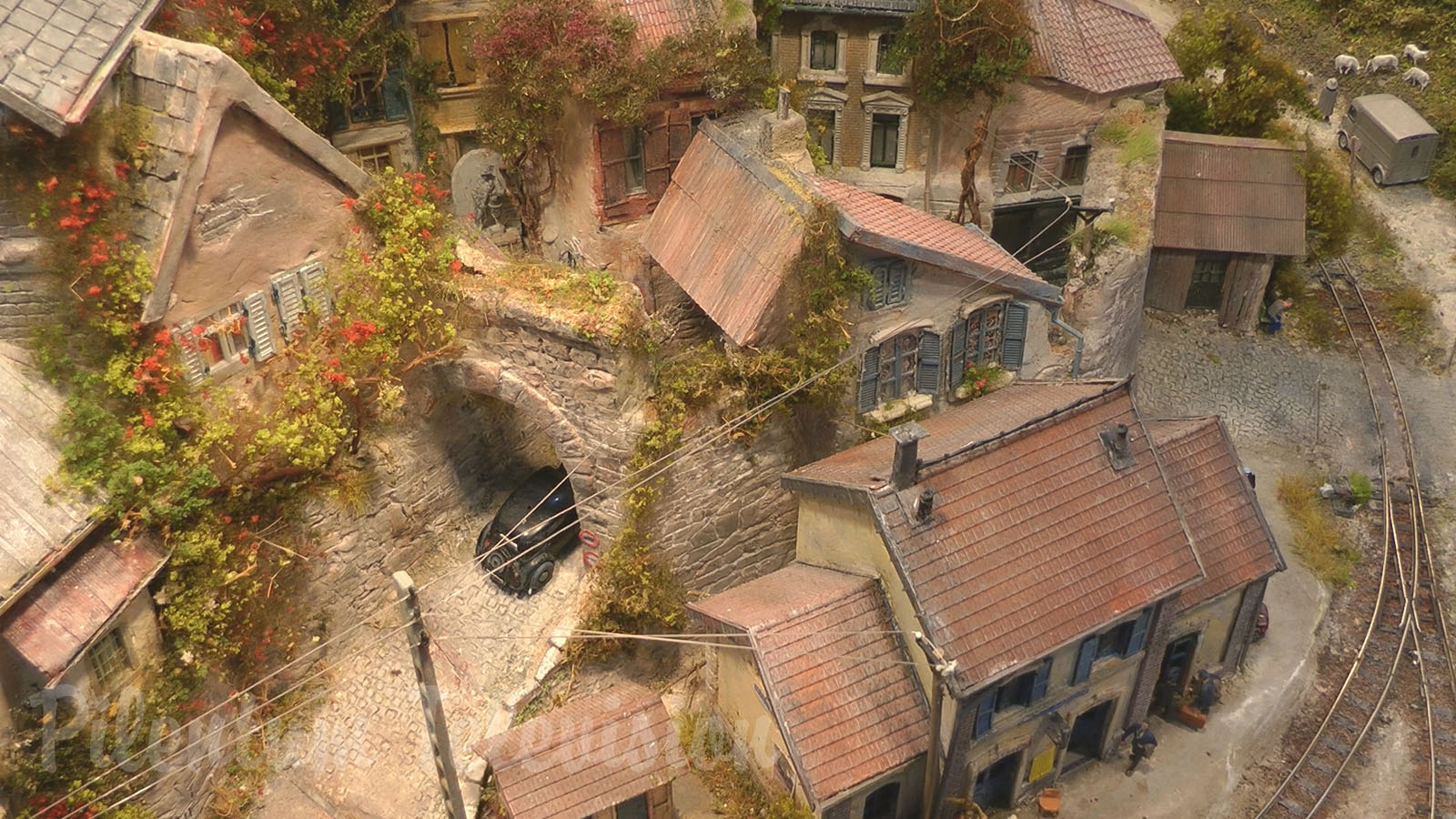 Amazing French Model Railroad Diorama Mouville by Henk Wust and Jan van Mourik