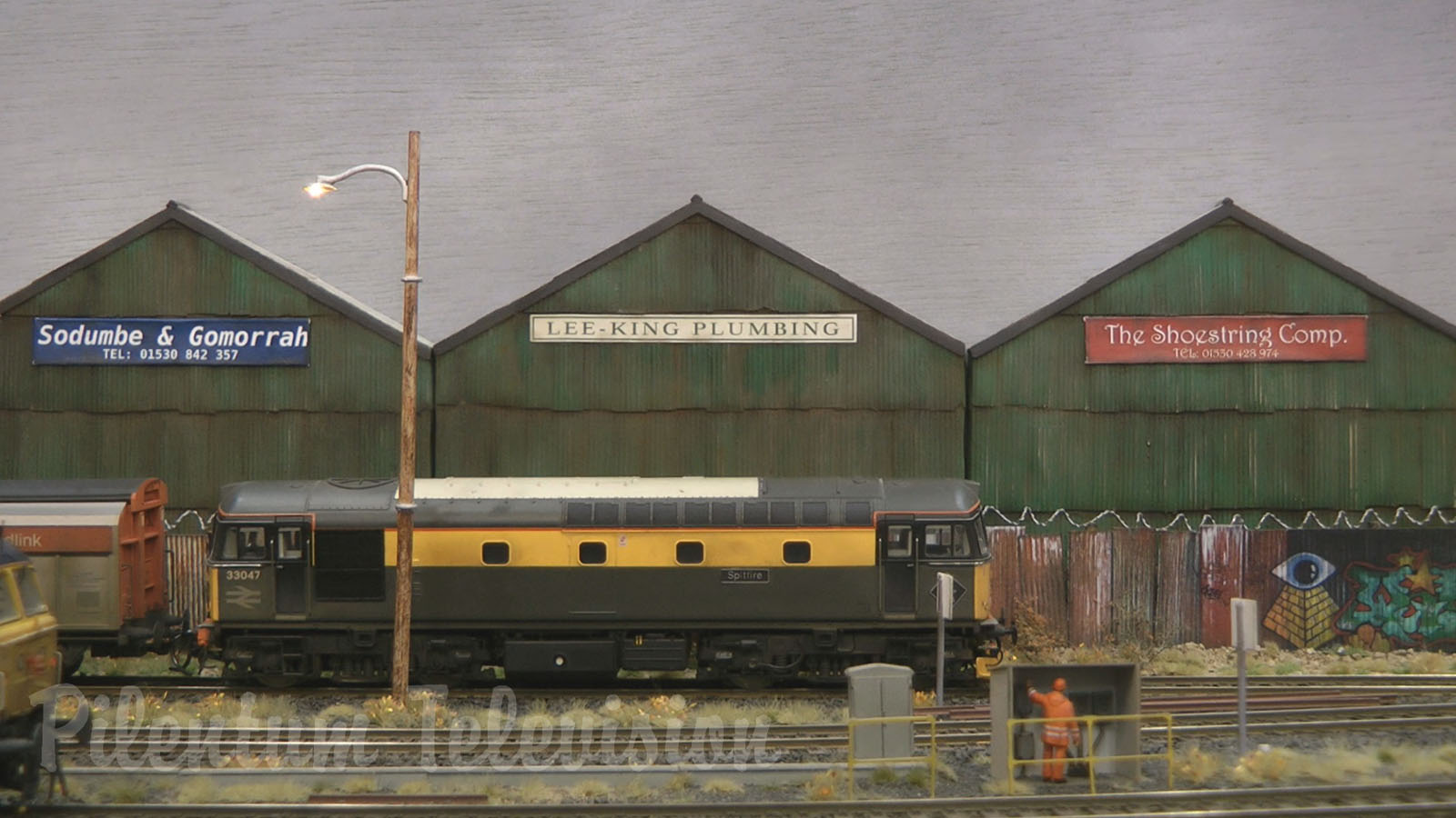 British Model Trains at the Marshalling Yard or Classification Yard in OO Gauge