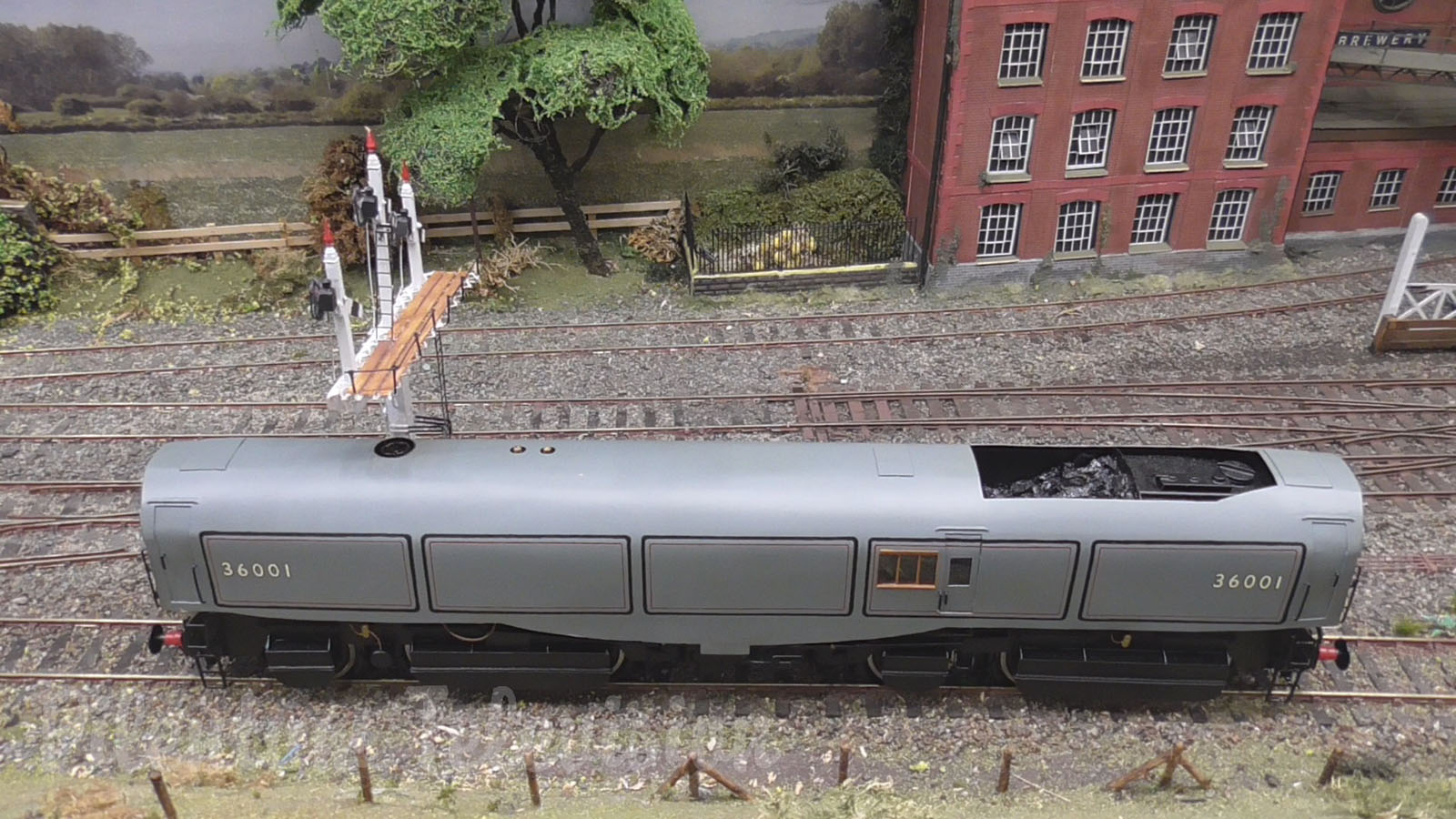 Gorbriton Hill O gauge or 7mm scale model train layout at Warley Model Railway Show in 2018