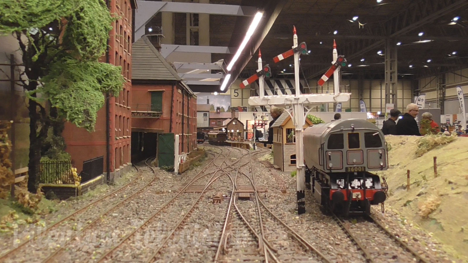 Gorbriton Hill O gauge or 7mm scale model train layout at Warley Model Railway Show in 2018