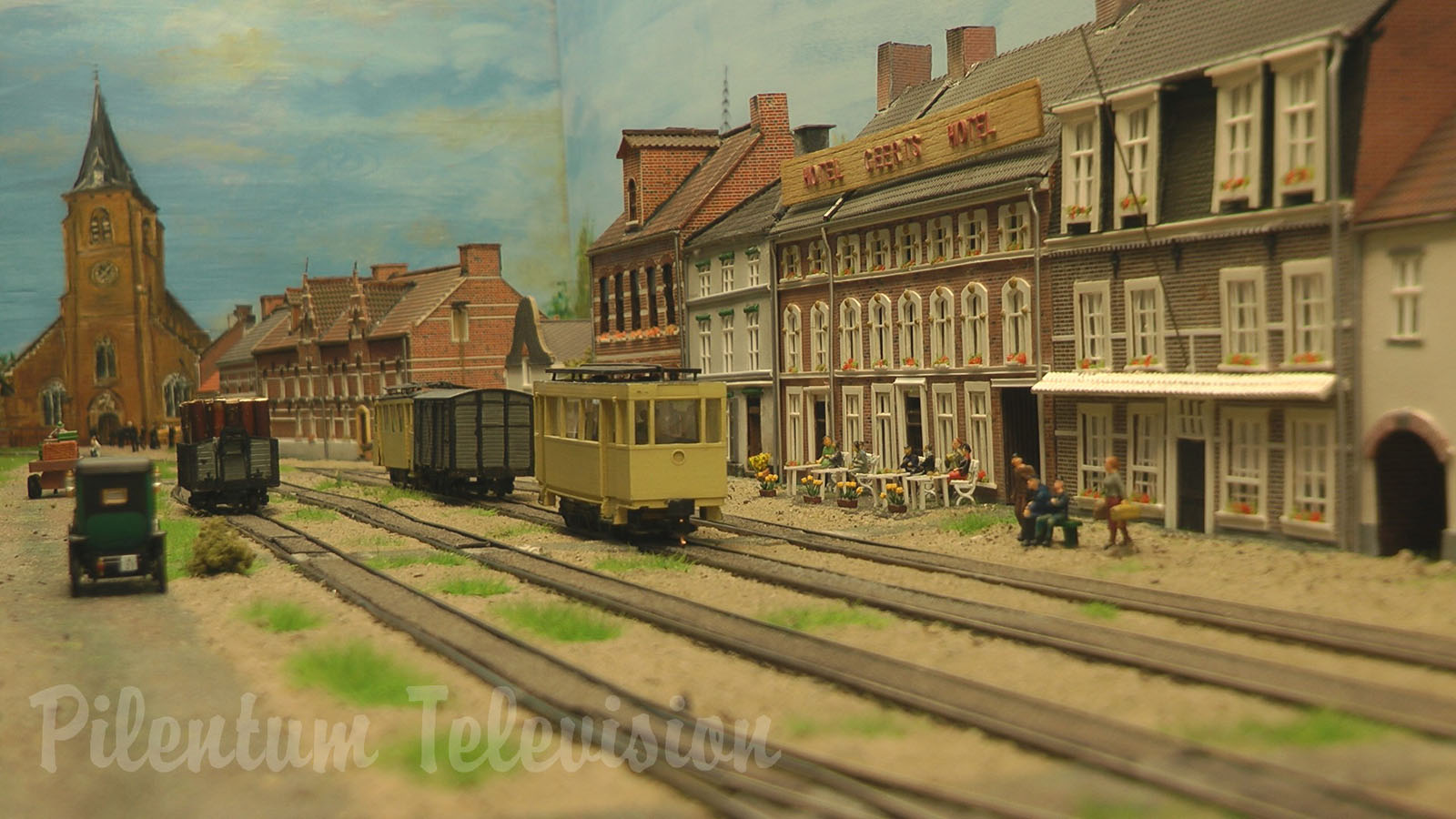 The Tram of Westerlo - Model Railroad Diorama with tramways by Modelspoorclub de Kempen