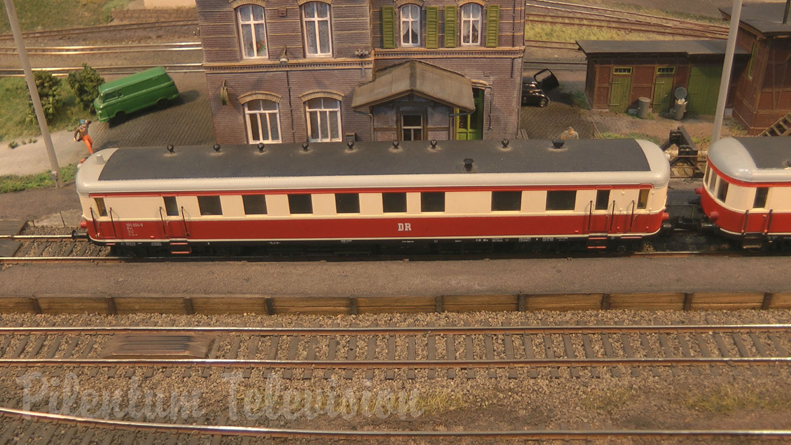 Model Railway HO Scale from Germany with Catenary for the Electric Locomotives