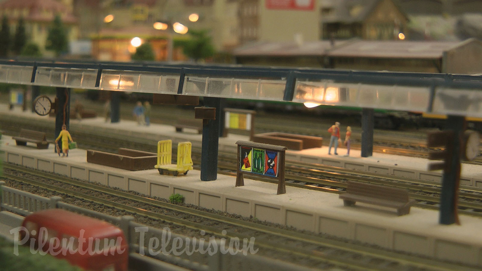 Toy Trains in N Scale - Model Railway Layout from the 1990’s - Germany