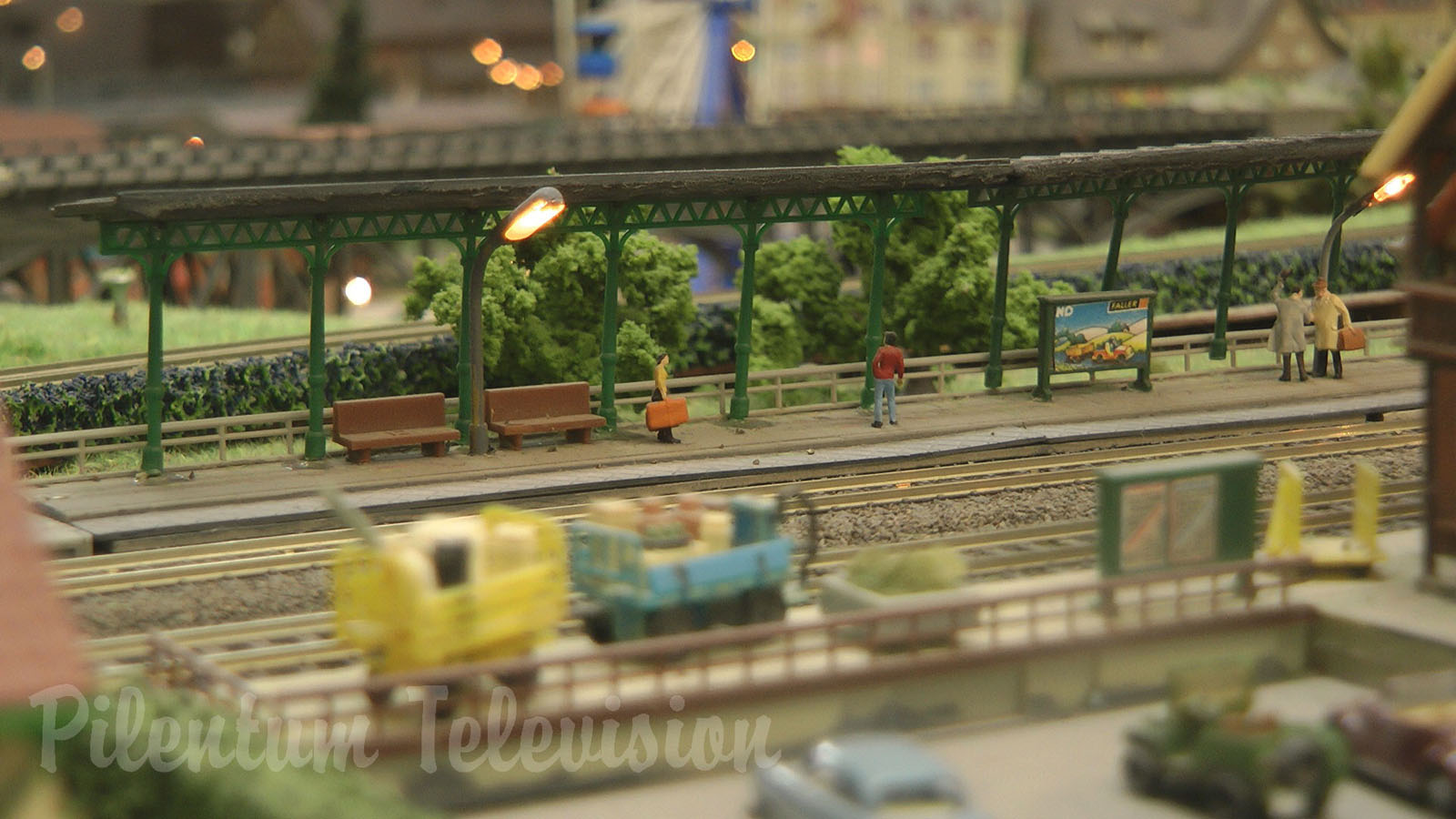 Toy Trains in N Scale - Model Railway Layout from the 1990’s - Germany