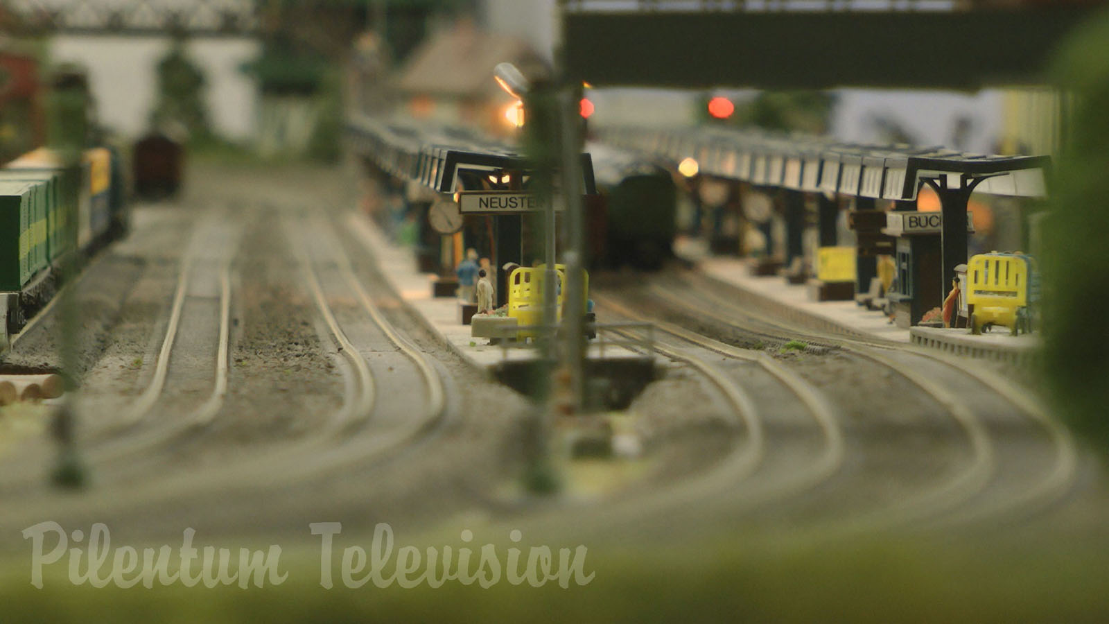 Toy Trains in N Scale - Model Railway Layout from the 1990’s - Germany