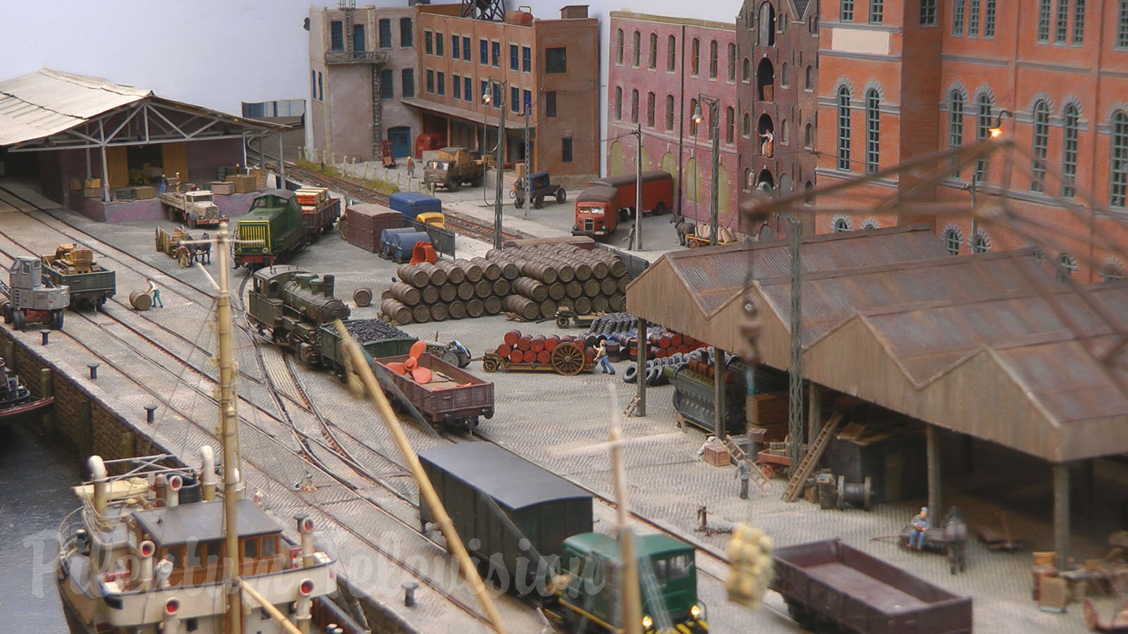 Model railroad of the old port of Antwerp - “Voorde Dok” by Samuel de Zutter and Wouter de Troyer