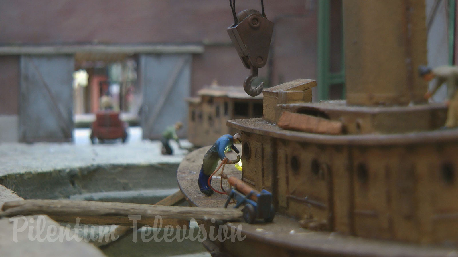 Model railroad of the old port of Antwerp - “Voorde Dok” by Samuel de Zutter and Wouter de Troyer