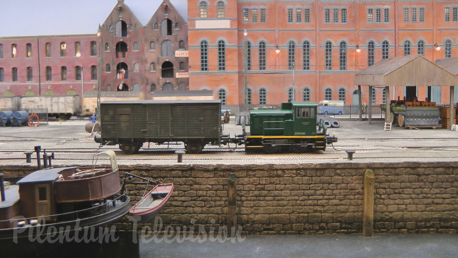 Model railroad of the old port of Antwerp - “Voorde Dok” by Samuel de Zutter and Wouter de Troyer