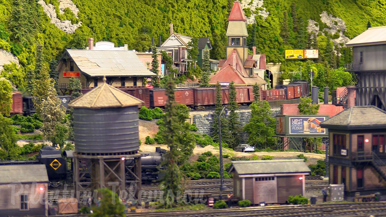 One of the finest and most famous model railroad layouts in the United States in HO scale